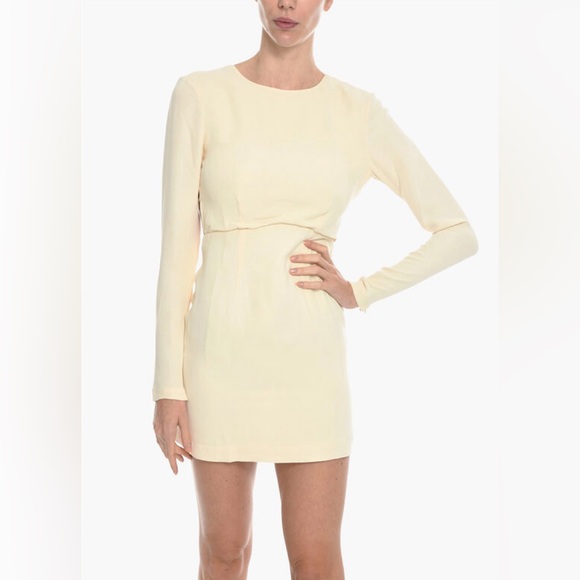 💕082💕 NWT Birgitte Herskind cream ‘Olivia’ dress - Picture 4 of 6